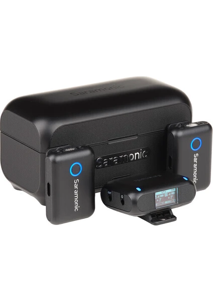 Saramonic Blink 500 B2+ Kablosuz Yaka Mikrofonu 2 Kişilik Çok Yönlü Mikrofon Özellikli